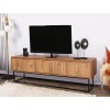 TV Stand Lupin 140 - Walnut Walnut
Black