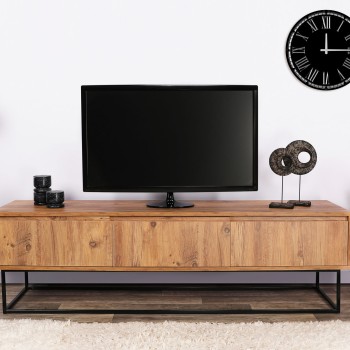 TV Stand Lupin 180 - Walnut Walnut
Black