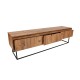 Hanah Home TV Stand Lupin 180 - Walnut Walnut
Black