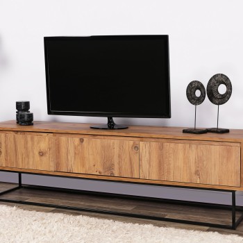 TV Stand Lupin 180 - Walnut Walnut
Black