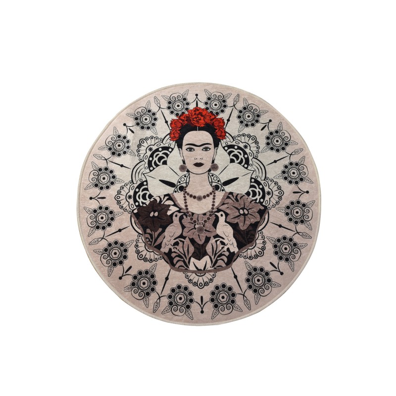 Carpet (100 cm) Frida Round Multicolor