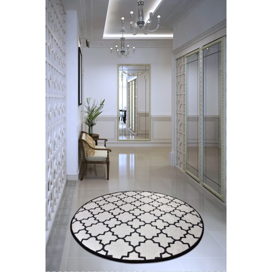 Carpet (100 cm) Kupa - White Multicolor Carpet (100 cm) Kupa - White Multicolor