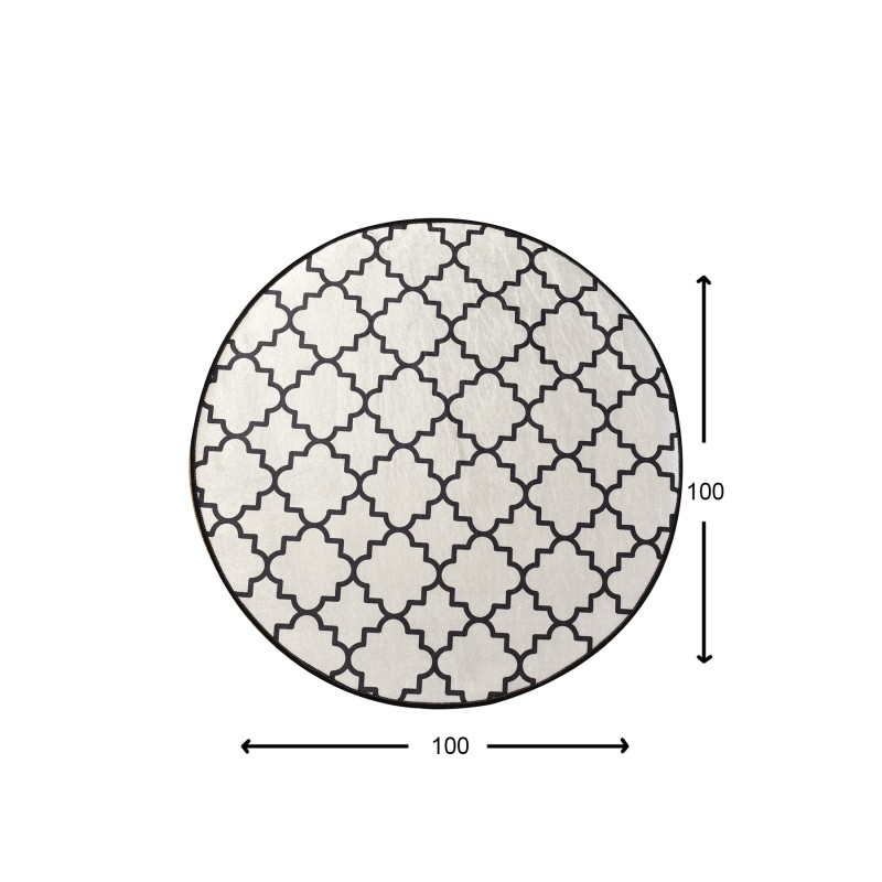 Carpet (100 cm) Kupa - White Multicolor