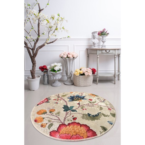 Χαλί Στρογγυλό (100 cm) Arya Multicolor Χαλί Στρογγυλό (100 cm) Arya Multicolor