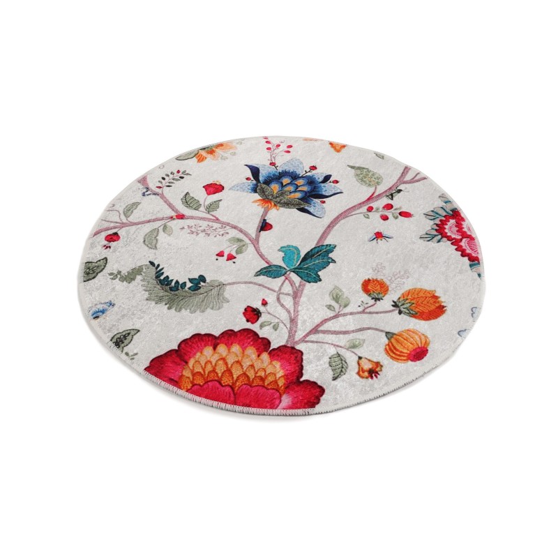 Χαλί Στρογγυλό (100 cm) Arya Multicolor