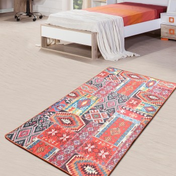 Carpet (140 x 190) Patchwork Multicolor