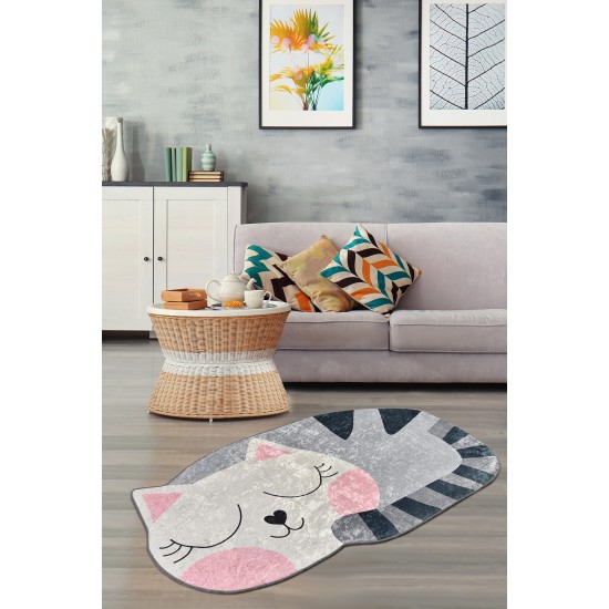 Carpet (60 x 100) Bıg Cat Multicolor Conceptum Hypnose Carpet (60 x 100) Bıg Cat Multicolor