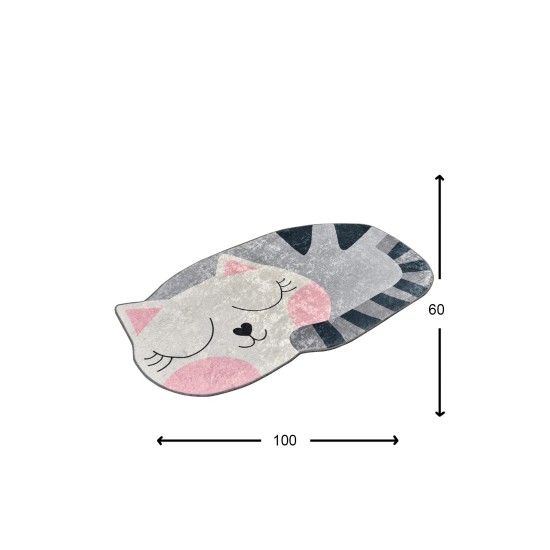 Carpet (60 x 100) Bıg Cat Multicolor Conceptum Hypnose Carpet (60 x 100) Bıg Cat Multicolor