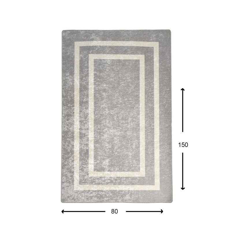 Hall Carpet (80 x 150) Silver Multicolor