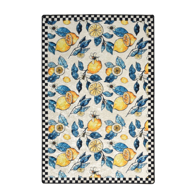 Hall Carpet (80 x 150) Lemon Multicolor