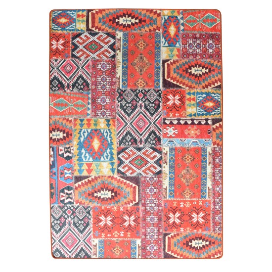 Hall Carpet (80 x 150) Patchwork Multicolor Conceptum Hypnose Hall Carpet (80 x 150) Patchwork Multicolor