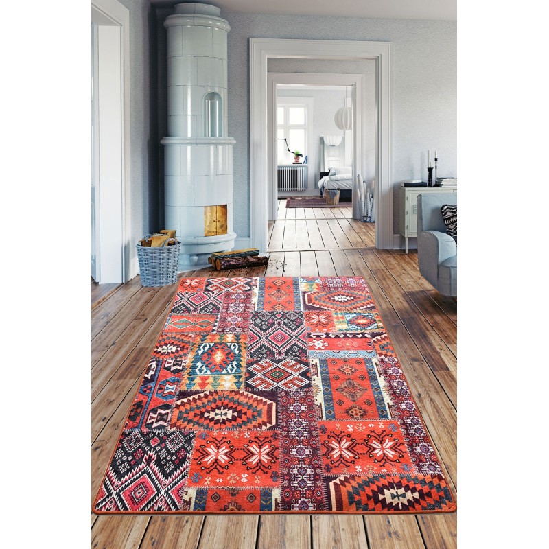 Conceptum Hypnose Hall Carpet (80 x 200) Patchwork Multicolor