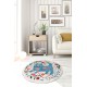 Conceptum Hypnose Carpet (140 cm) Blue Cats Multicolor