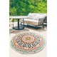 Carpet (100 cm) Mandala Balkon Multicolor