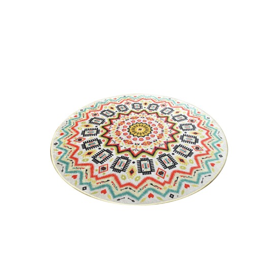Carpet (100 cm) Mandala Balkon Multicolor