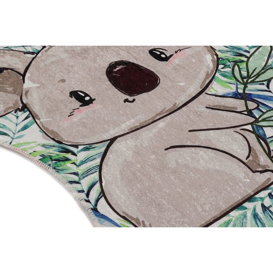 Hall Carpet (80 x 100) Koala Shape Multicolor Conceptum Hypnose Hall Carpet (80 x 100) Koala Shape Multicolor