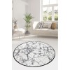 Carpet (100 cm) Marble - White Multicolor
