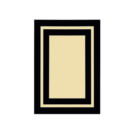 Hall Carpet (80 x 150) Black Frame Multicolor Conceptum Hypnose Hall Carpet (80 x 150) Black Frame Multicolor