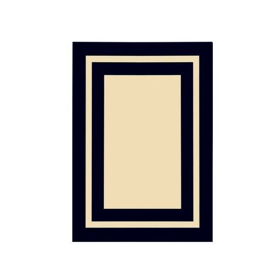 Conceptum Hypnose Carpet (120 x 180) Black Frame Multicolor