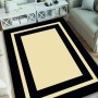 Carpet (160 x 230) Black Frame Multicolor