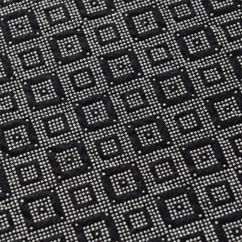 Hall Carpet (100 x 300) Black Frame Multicolor