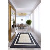 Conceptum Hypnose Hall Carpet (80 x 200) Black Frame Multicolor