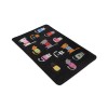 Carpet (60 x 90) Black Cats DJT Multicolor