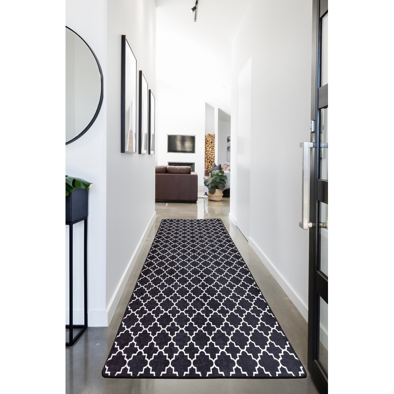 Conceptum Hypnose Hall Carpet (80 x 200) Kupa - Black Djt Black
White