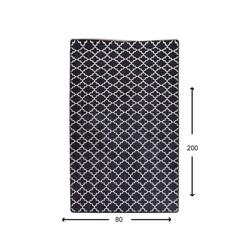 Conceptum Hypnose Hall Carpet (80 x 200) Kupa - Black Djt Black
White