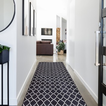 Hall Carpet (80 x 300) Kupa - Black Djt Black
White
