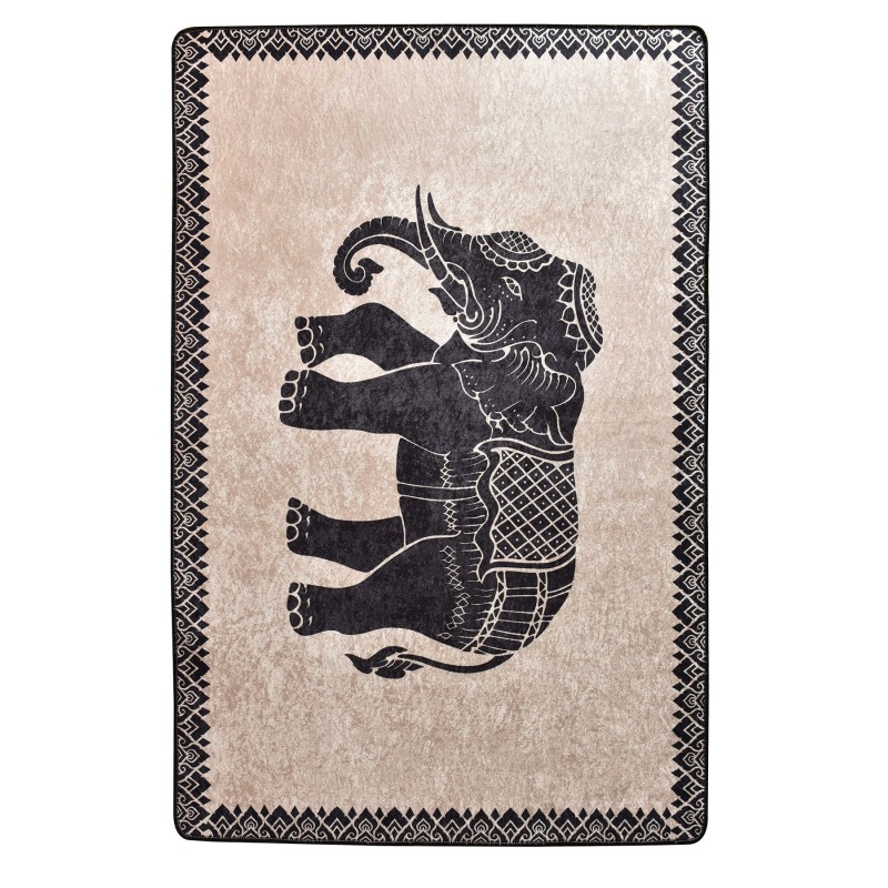 Conceptum Hypnose Hall Carpet (80 x 200) Elefante Nero Djt Multicolor