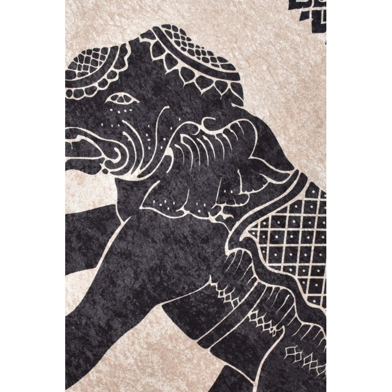 Conceptum Hypnose Hall Carpet (80 x 200) Elefante Nero Djt Multicolor