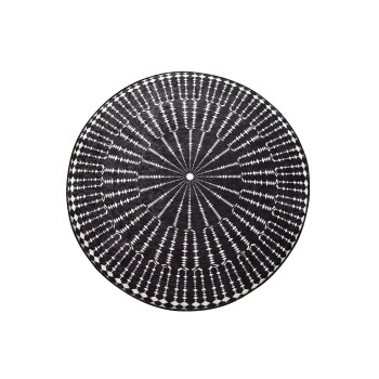 Χαλί (100 cm) Buio Djt Çap 100 BlackWhite