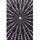 Χαλί (100 cm) Buio Djt Çap 100 BlackWhite Χαλί (100 cm) Buio Djt Çap 100 BlackWhite