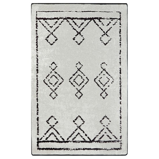 Conceptum Hypnose Hall Carpet (80 x 300) Eaves Black
White
