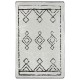 Conceptum Hypnose Hall Carpet (80 x 300) Eaves Black
White