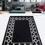 Hall Carpet (80 x 200) Bague Black Black
White