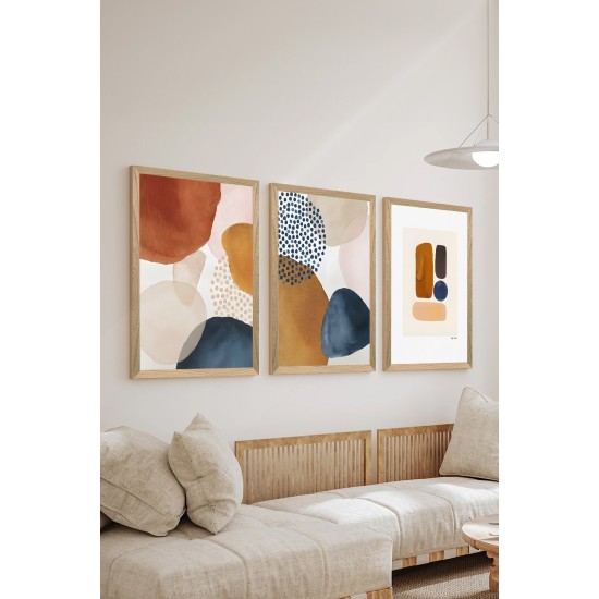 Decorative Painting Set (3 Pieces) Artsycllct2 Multicolor Wallxpert Decorative Painting Set (3 Pieces) Artsycllct2 Multicolor