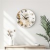 Decorative Glass Wall Clock Huhu338 - 40 x 40 Multicolor