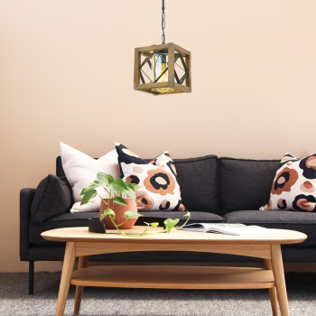 Chandelier Zikzak Camlı Sarkıt Walnut
Black