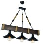 Chandelier Kütük 3Lü Ceviz Avize Walnut
Black