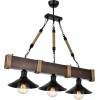 Opviq Chandelier Kütük 3Lü Ceviz Avize Walnut
Black