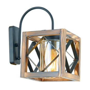 Wall Lamp Zikzak Camlı Aplik Walnut
Black