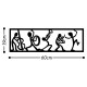 Decorative Metal Wall Accessory Musicians - Black Black Wallxpert Decorative Metal Wall Accessory Musicians - Black Black