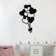 Decorative Metal Wall Accessory Balloons - Black Black Wallxpert Decorative Metal Wall Accessory Balloons - Black Black