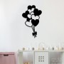 Decorative Metal Wall Accessory Balloons - Black Black