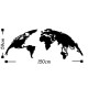 Decorative Metal Wall Accessory World Map Large Black Wallxpert Decorative Metal Wall Accessory World Map Large Black