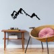 Decorative Metal Wall Accessory Mountain Black Decorative Metal Wall Accessory Mountain Black