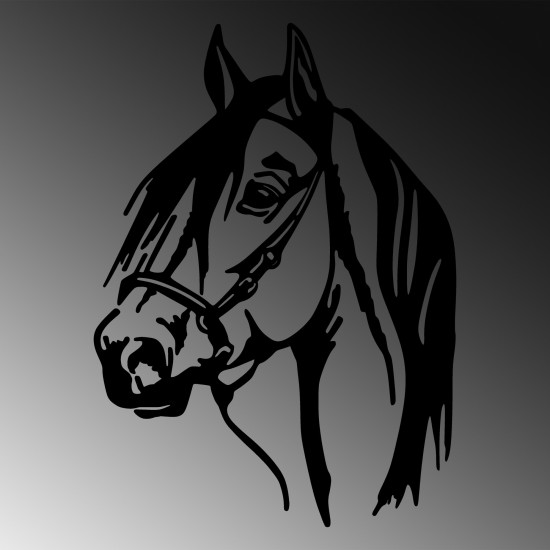 Decorative Metal Wall Accessory Horse Head Black Wallxpert Decorative Metal Wall Accessory Horse Head Black