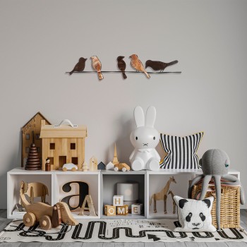 Decorative Metal Wall Accessory Muhabbet Multicolor